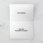 あなたは誕生日カードクラシックになる カード (内部)
