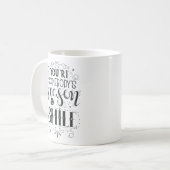 あなたは誰かのスマイルマグの理由 コーヒーマグカップ (正面左)