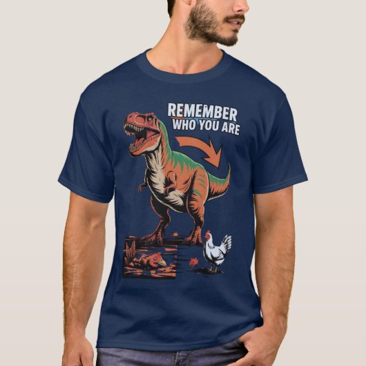あなたは誰だっけ ニワトリ Tシャツ (正面)