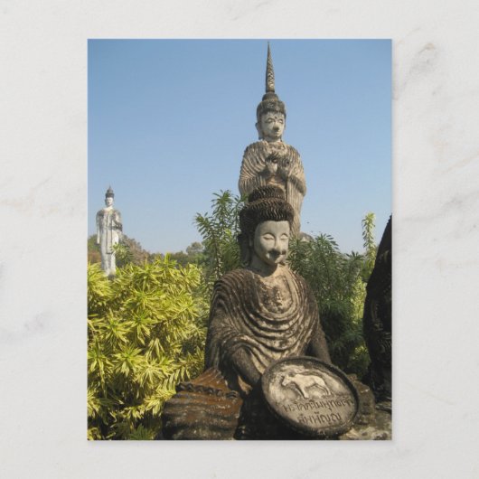あなたは誰を崇拝しますか？ タイ、イサーン、ノンカイ ポストカード (正面)