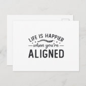 あなたは調整されたカイロプラクティック ポストカード (正面/裏面)