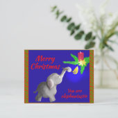 あなたは象の亡霊の甘いクリスマスカーモダンドである シーズンカード (スタンド正面)