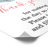 あなたは象の女の子の赤ちゃんシャワーのサインを好む ポスター (角)