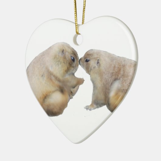 あなたは賛美されたgroundhogs セラミックオーナメント (左)