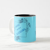 あなたは賛美の母の日 ツートーンマグカップ (正面左)