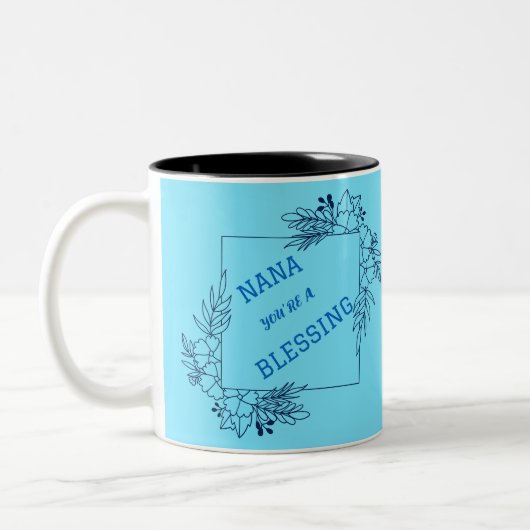 あなたは賛美の母の日 ツートーンマグカップ (左)