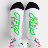 あなたは賞品! グラフィックスソックス ソックス (上部)