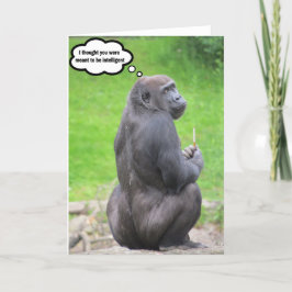 あなたは賢いはずだと思っていた。 サンキューカード