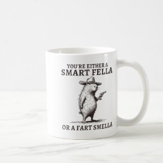 あなたは賢い奴か屁の臭いを嗅ぎ分ける奴 Funny コーヒーマグカップ