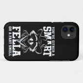 あなたは賢い男かガス臭男のどちらか Case-Mate iPhoneケース (裏面(横))