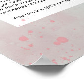 あなたは贈り物である – 自己愛の感動的詩 ポスター (角)