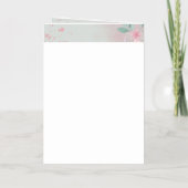 あなたは贈り物 - 自分を愛する 魂の詩 箔グリーティングカード (裏面)