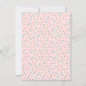 あなたは赤ちゃん恋しく思シャワー招待状したい 招待状 (裏面)