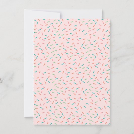 あなたは赤ちゃん恋しく思シャワー招待状したい 招待状 (裏面)