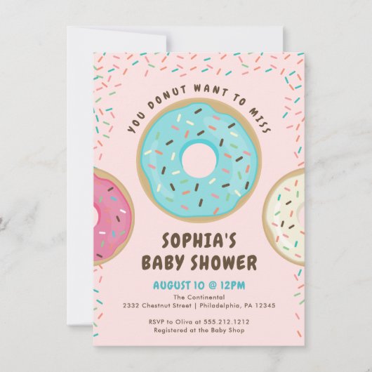 あなたは赤ちゃん恋しく思シャワー招待状したい 招待状 (正面)