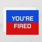 あなたは赤白青の政治抗議を開始 ポストカード (正面/裏面)