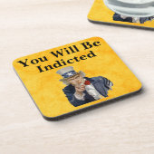 あなたは起訴される飲料用コースター コースター (左側)