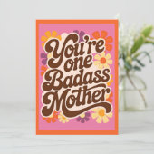 あなたは超絶かっこいい最強の母 RETRO 楽しい母の日 シーズンカード (スタンド正面)