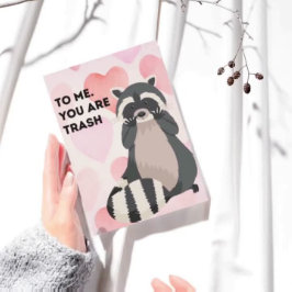 「あなたは輝く宝」アライグマおもしろいバレンタイン 招待状