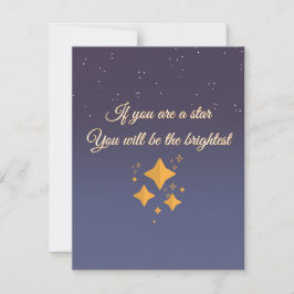 あなたは輝く星 ノートカード