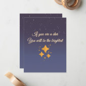 あなたは輝く星 ノートカード (正面/裏面インサイチュ)