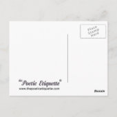 あなたは退屈します ポストカード (裏面)