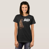 あなたは退屈なピットブル Tシャツ (正面フル)