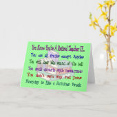 あなたは退職した先生もし... カード (黄色い花)