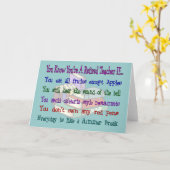 あなたは退職した先生もし... カード (黄色い花)