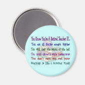 あなたは退職した先生もし... マグネット (正面/裏面)