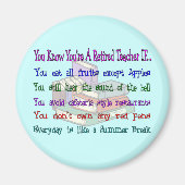 あなたは退職した先生もし... マグネット (正面)