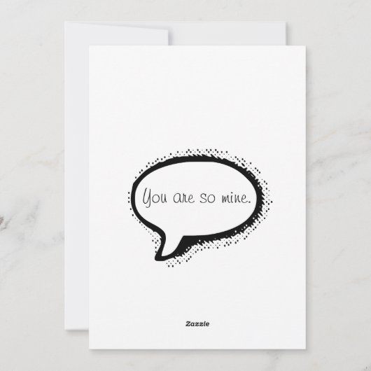 あなたは通知お気に入りの電話バレンタイン シーズンカード (裏面)