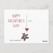 あなたは運が良い私の友人のクマ ポストカード (裏面)