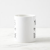 あなたは運が良かったので コーヒーマグカップ (中央)