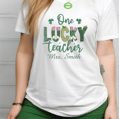 あなたは運が良かった!先生パーソナライズされたティー Tシャツ