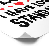 あなたは運が良ければ、私は低い基準のポスターを持っている ポスター (角)