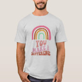 あなたは違いを生む - 感謝Tシャツ Tシャツ (正面)
