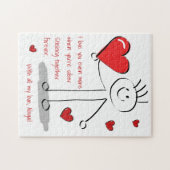 あなたは酔っ払って愛する、名前をカスタムする ジグソーパズル (横)