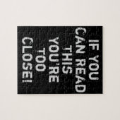 あなたは閉じすぎたおもしろい引用文シール ジグソーパズル (横)