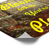 「あなたは開花を植えた場合」 ポスター (角)