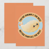 あなたは間違いなく最高のえび天ぷら よりも優れた他のすべてよりも シーズンカード (正面/裏面)