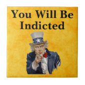 あなたは陶磁器タイルを起訴される タイル (正面)