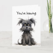 あなたは離れは、幸運よ恋しく思よ カード (正面)