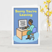 あなたは離れ悪い黒人女性。 カード (黄色い花)