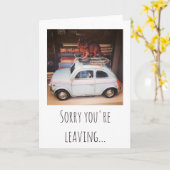 あなたは離れ... カード (黄色い花)