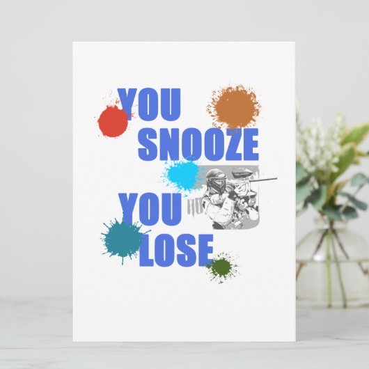 あなたは雪を失うペイントボールの木の玉ゲームギフト セーブザデート (スタンド正面)