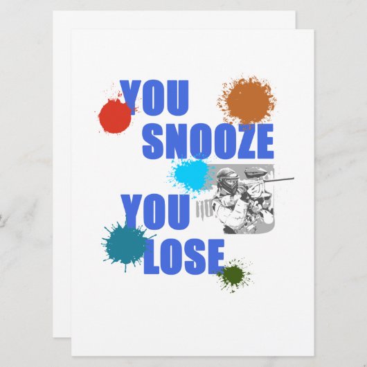 あなたは雪を失うペイントボールの木の玉ゲームギフト セーブザデート (正面/裏面)