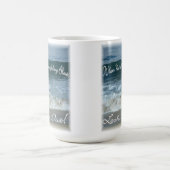 あなたは青い一見を感じた場合(美しい海) マグカップ (中央)