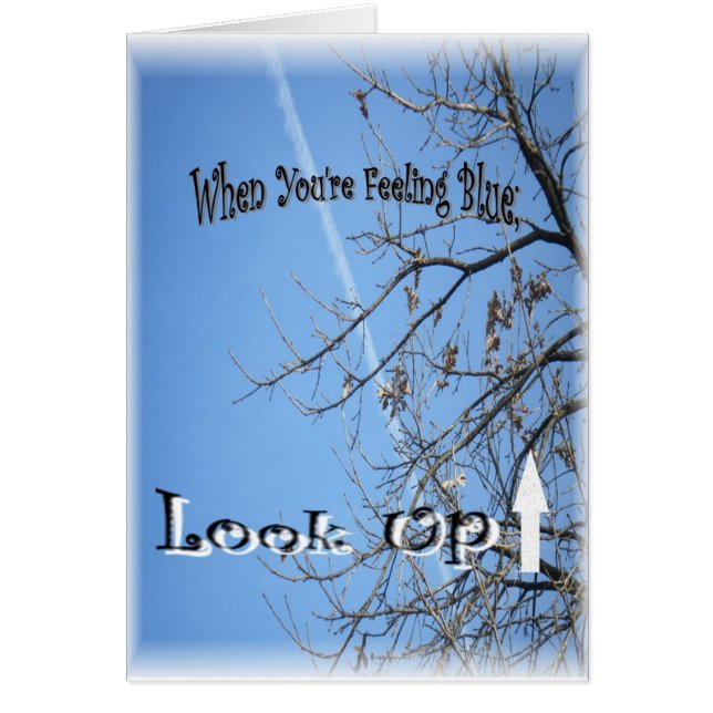 あなたは青を感じた場合、調べて下さい! (青空) (正面)