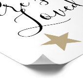 あなたは非常に愛されている月と星の天の子供部屋 ポスター (角)